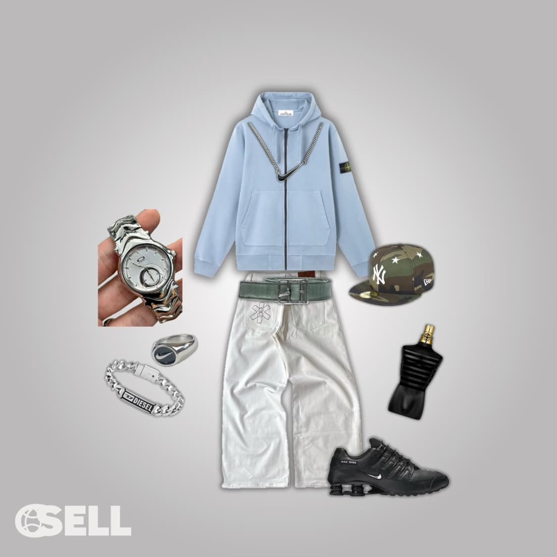 스톤아일랜드 오가닉 후드집업 상품이미지2