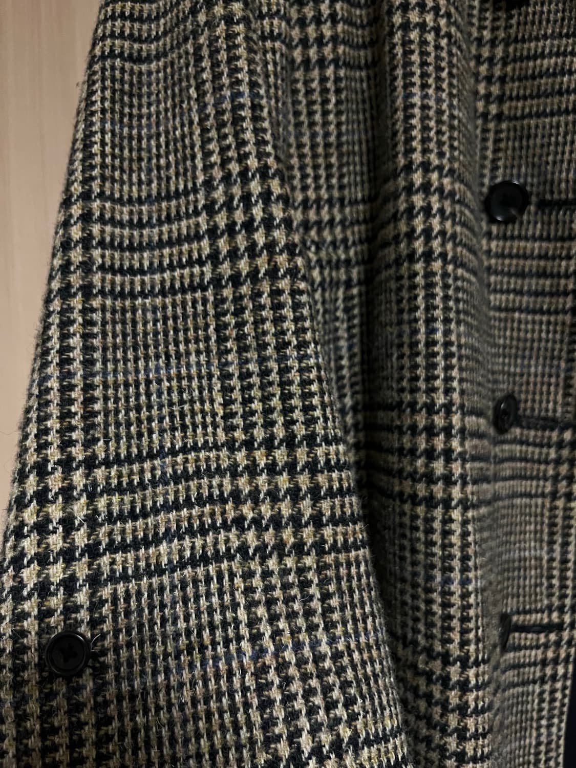 아나토미카 리버서블 코트 22FW 하운드투스/네이비 게버딘 50 상품이미지6