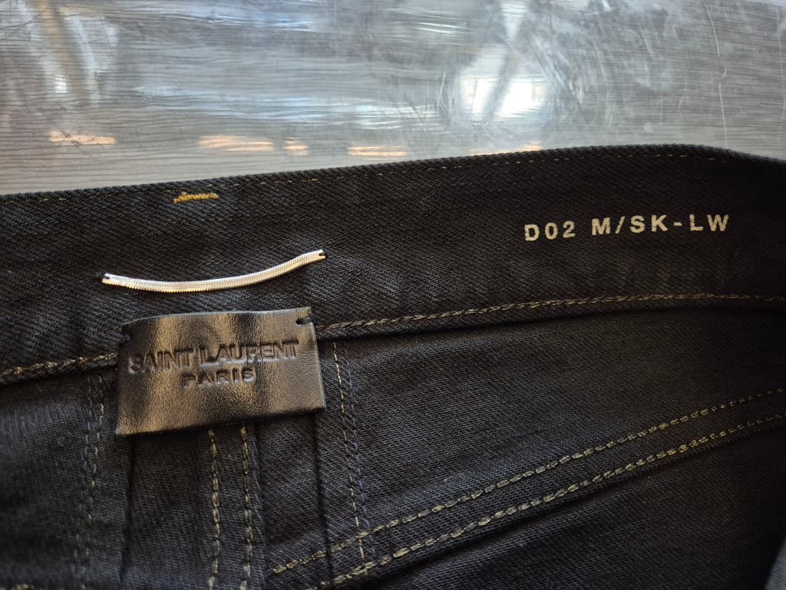 15aw Saint Laurent 에디슬리먼 디스트로이드 진 지디착용 상품이미지8