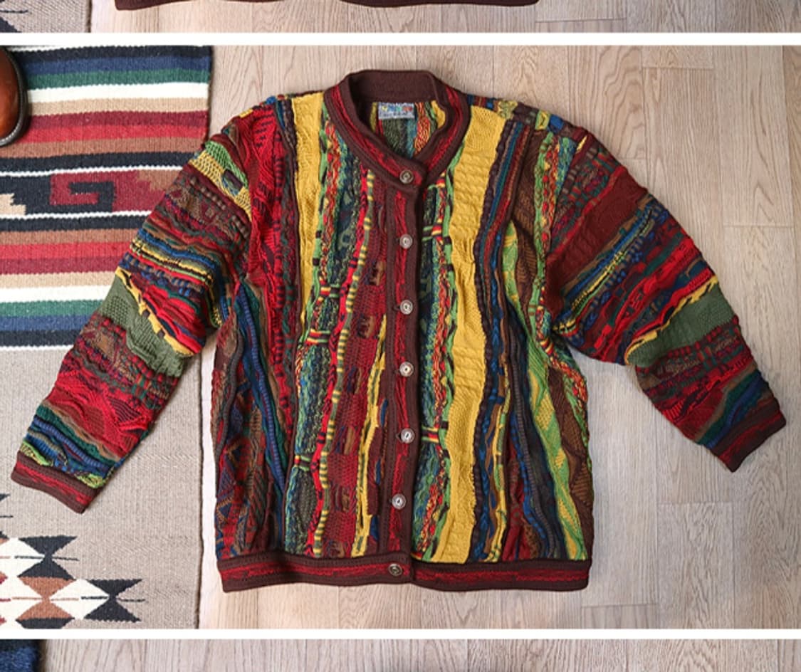 호주산 80~90s coogi 쿠지  7버튼 울100% 스웨터

 상품이미지3