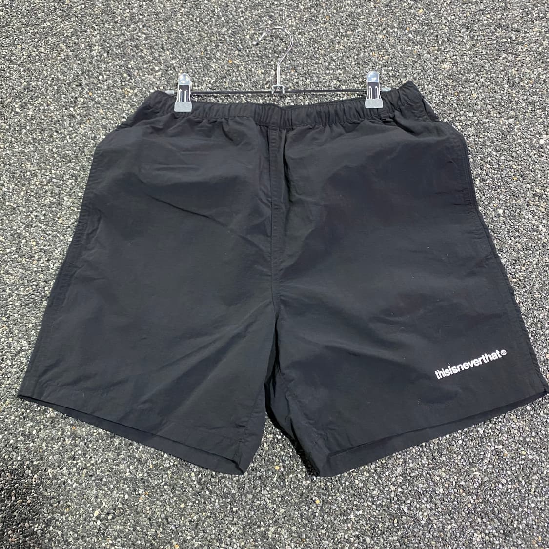 디스이즈네버댓 조깅 쇼츠 블랙 B4253 상품이미지1