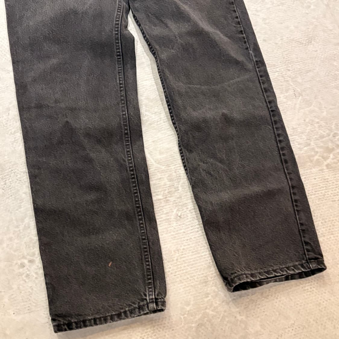 [38/32] USA🇺🇸 리바이스 505 오렌지 탭 블랙 흑청 상품이미지2