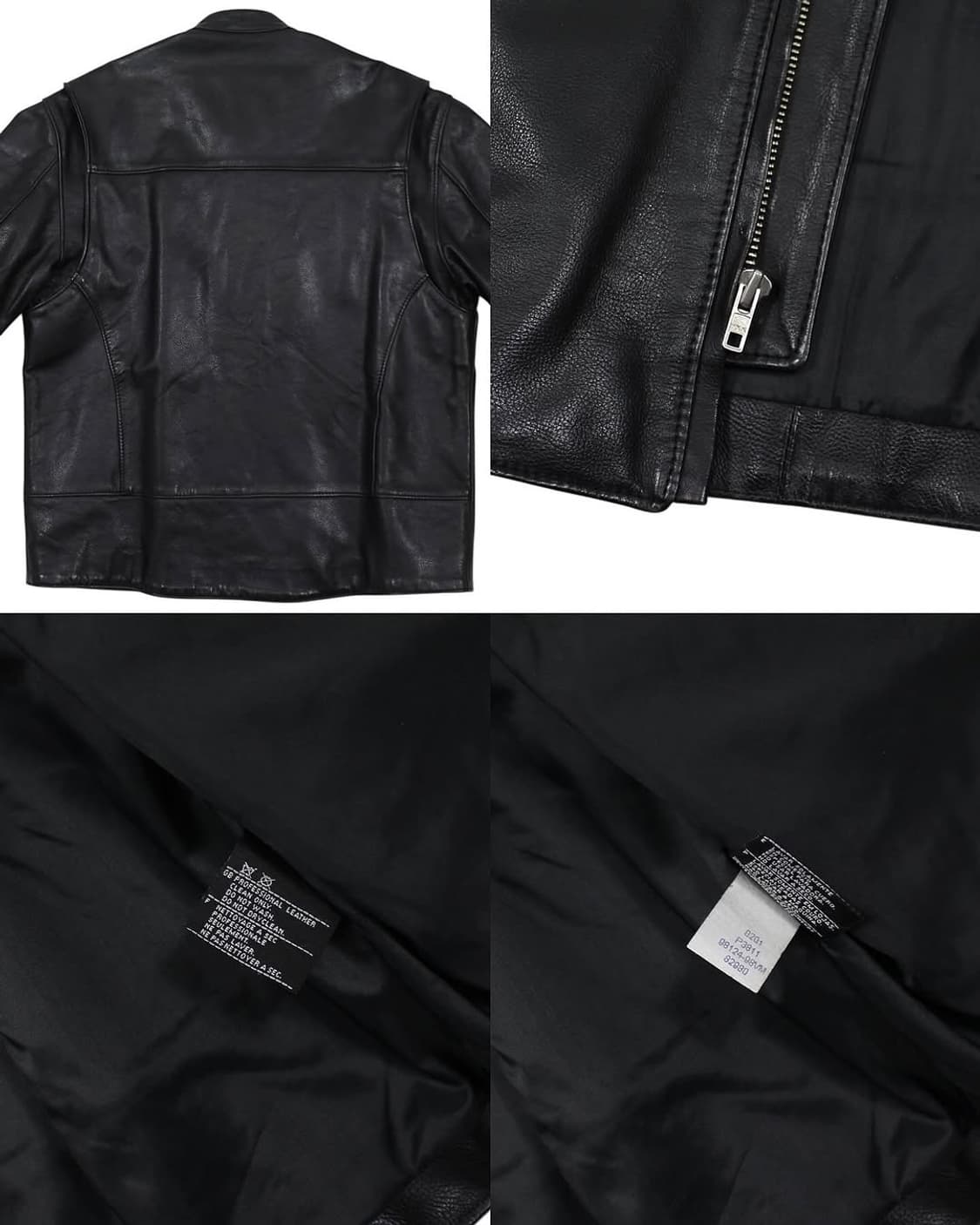 2001 USA 할리데이비슨 모터사이클 레더 자켓 빈티지 미국제 가죽 상품이미지6