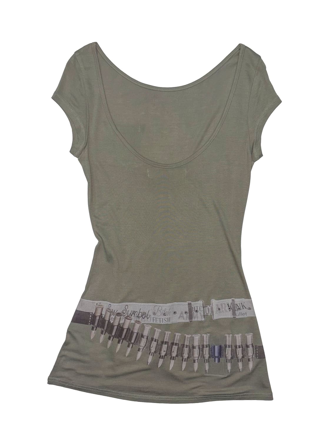 스컬프터 Bullet Gloss Dress Khaki 새상품 상품이미지3