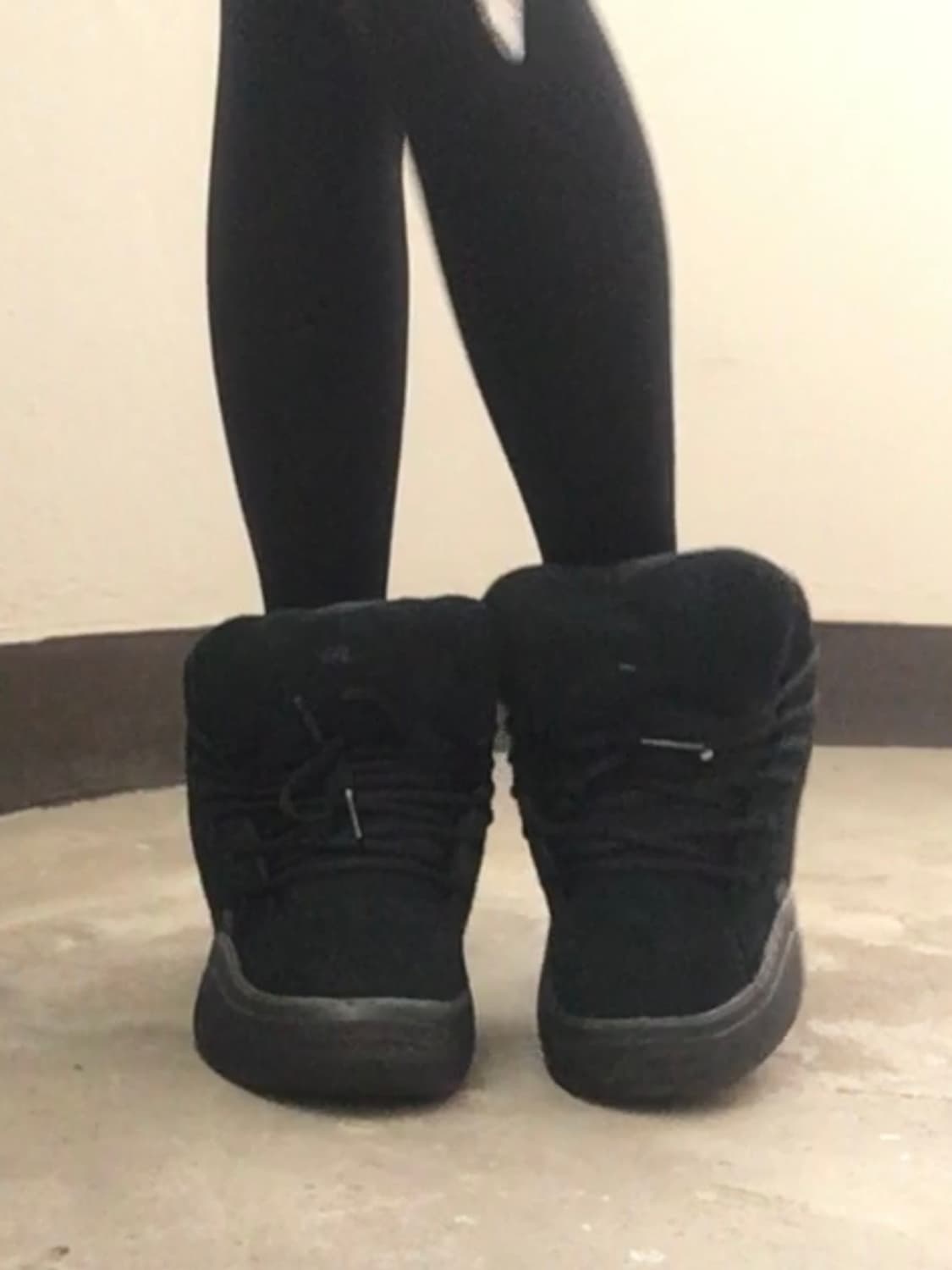 ERL VAMP 하이탑 스니커즈 (스웨이드, 블랙) 240~250 상품이미지4