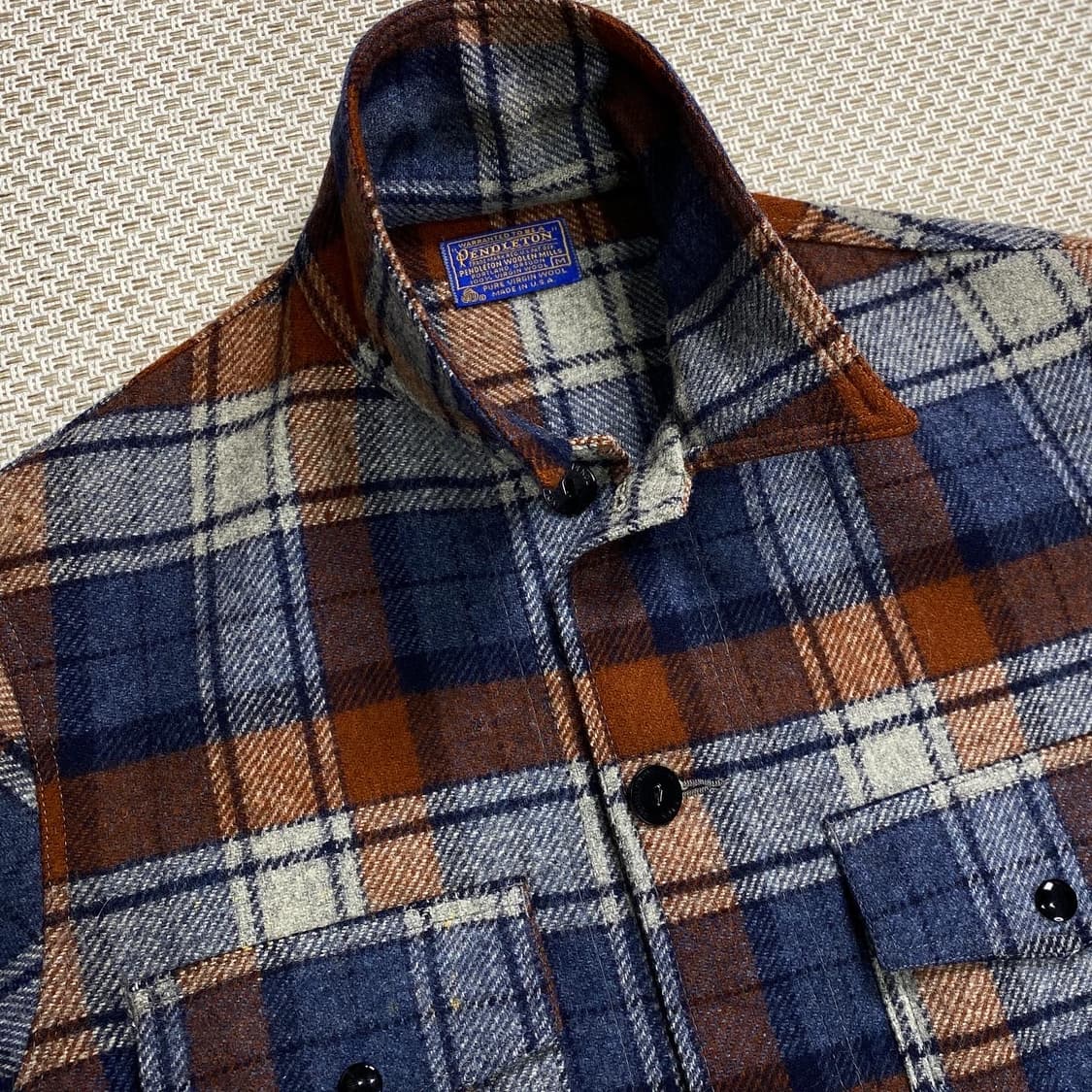 (105-107) 7-80’s 펜들턴 울 크루저 자켓 상품이미지4