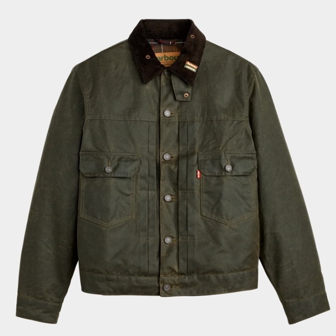 리바이스X바버 타입2 왁스드 판매합니다. [L] 상품이미지1