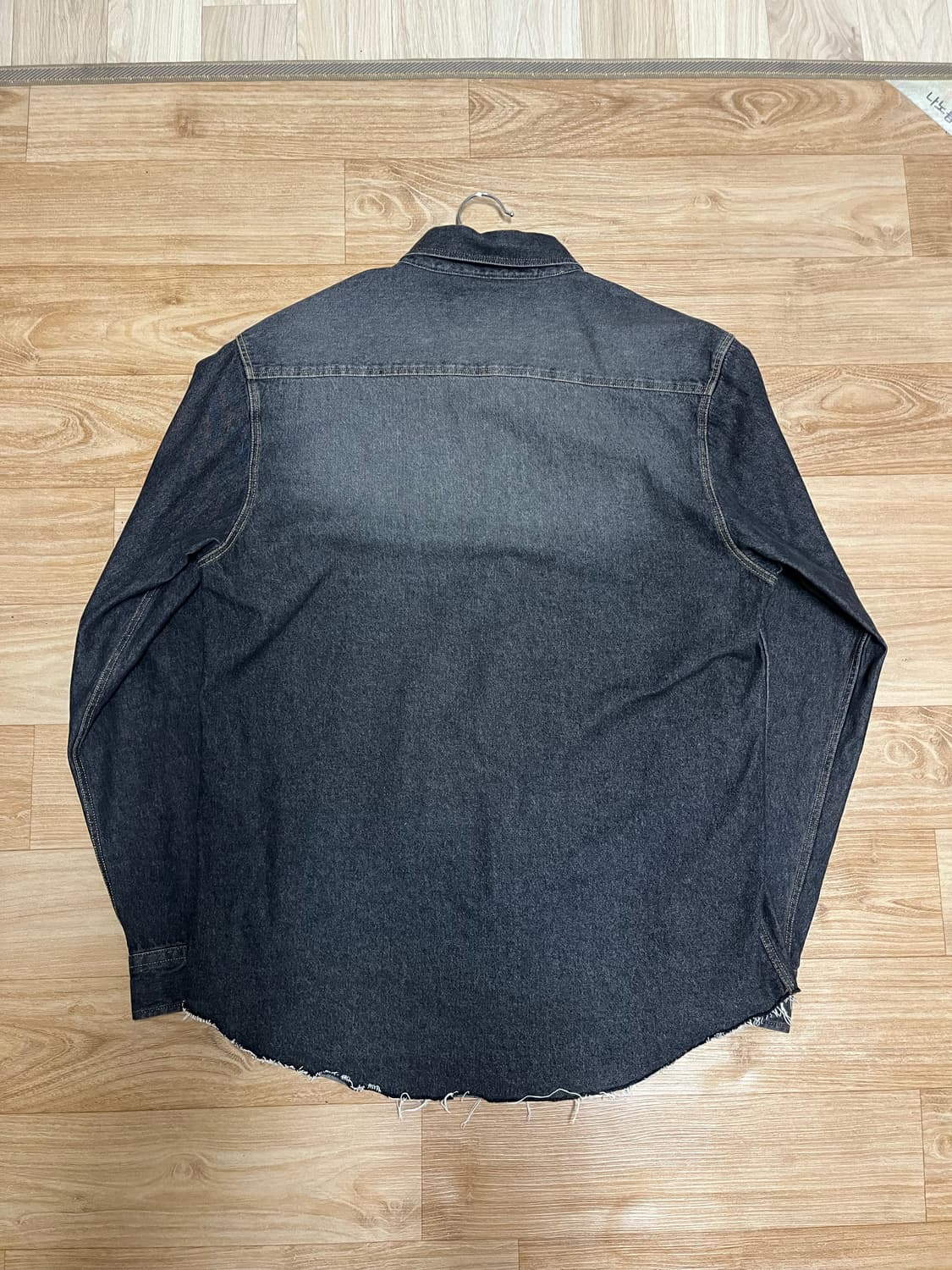 WKNDRS RACING DENIM SHIRT (BLACK) M 상품이미지3