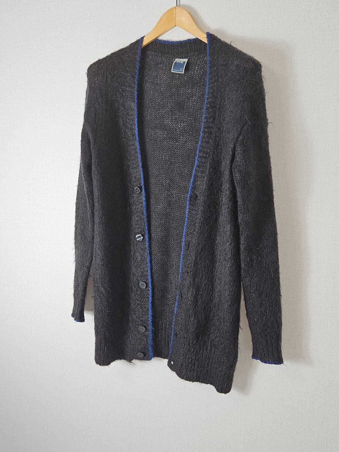 00s PPFM 피피에프엠 Y2K 모헤어 가디건 F 일본판 상품이미지1