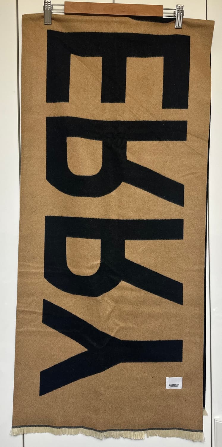 버버리 로고 캐시미어 블랭킷 머플러 남여공용 상품이미지1