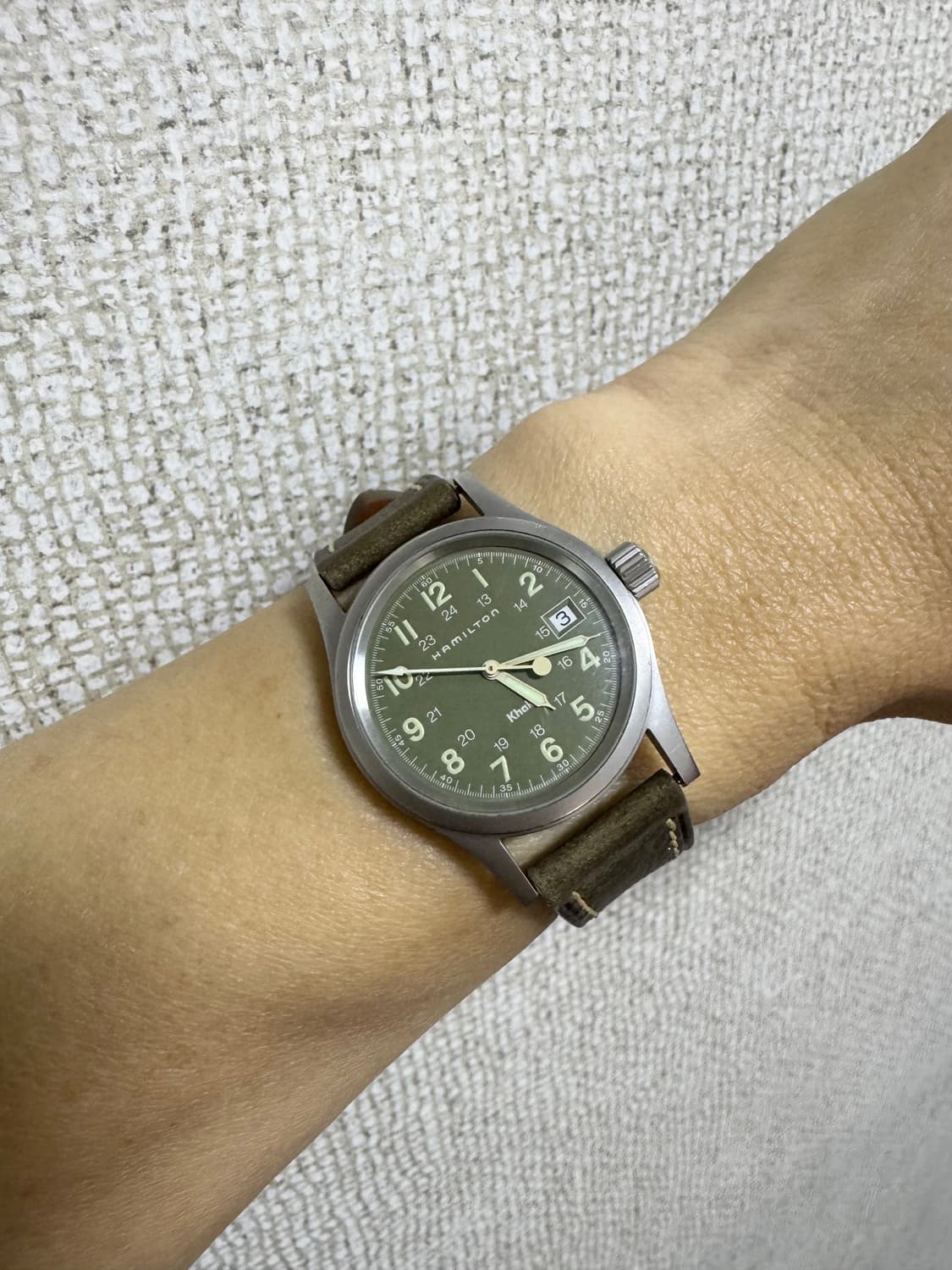 해밀턴 카키필드6359 (브레이슬릿+가죽+나토2) 상품이미지2