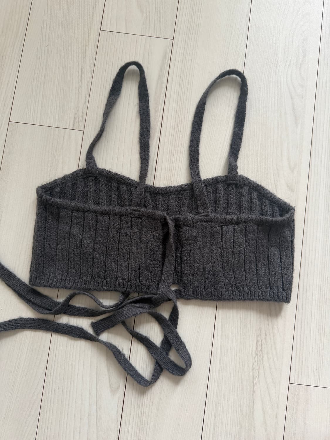 아르토 Strap Cropped Knit Bustier 상품이미지5