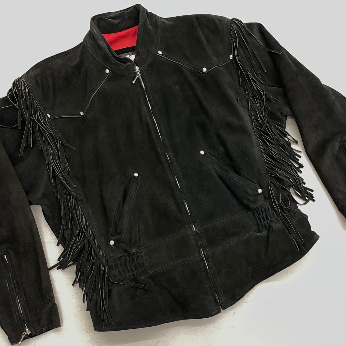 할리데이비슨 90s 프린지 에스닉 스웨이드 리얼레더 가죽자켓  상품이미지3