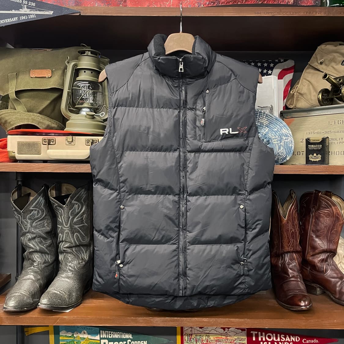 폴로 랄프로렌 RLX 라이닝 다운 푸퍼 베스트 조끼 패딩 N52 상품이미지1