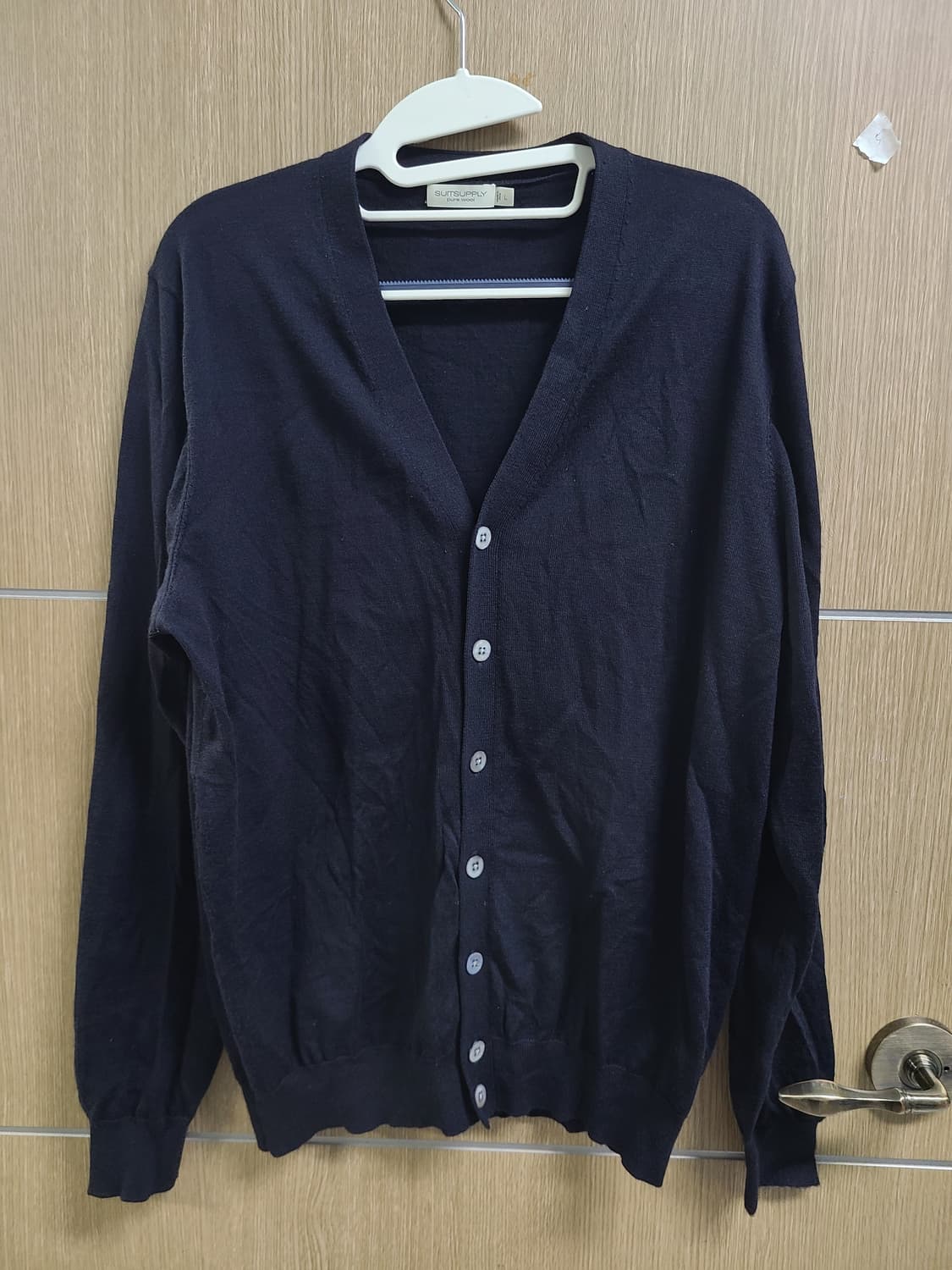 수트서플라이 울100 니트 가디건  상품이미지1