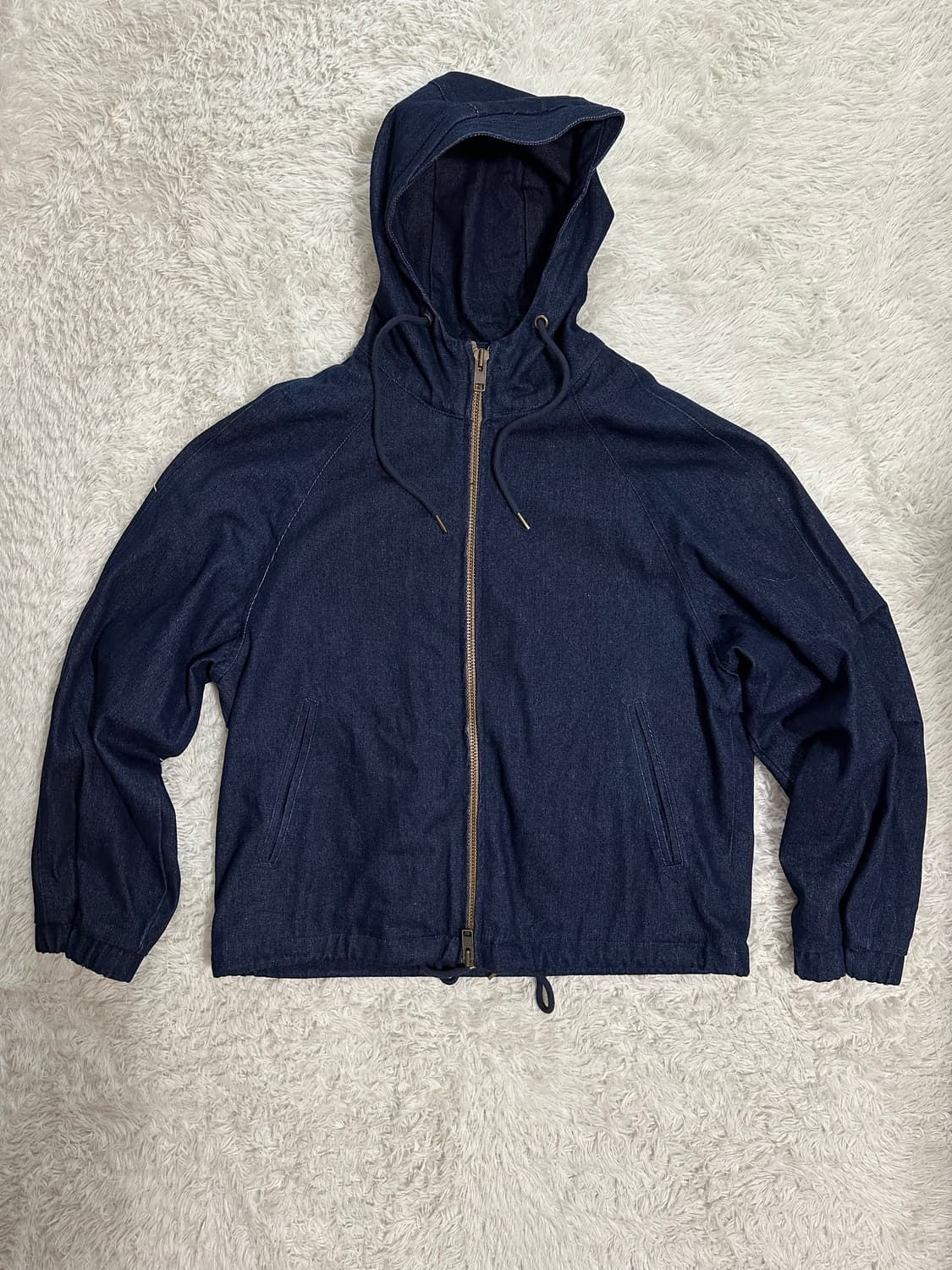 프리즘웍스 데님 후드 집업 M 상품이미지1