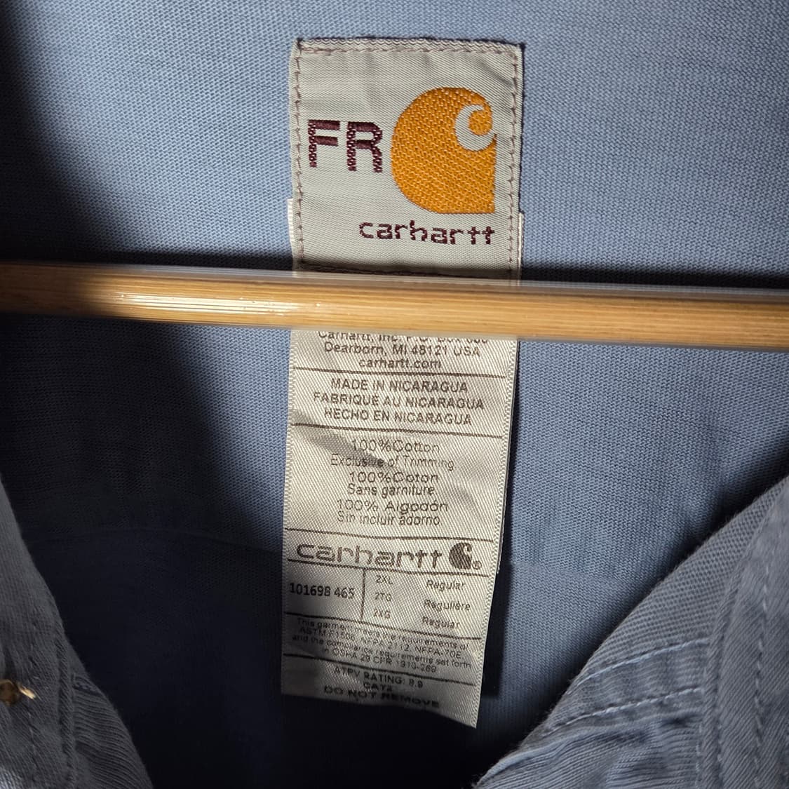 [Carhartt] 칼하트 레터링자수 투포켓 워크셔츠 상품이미지3