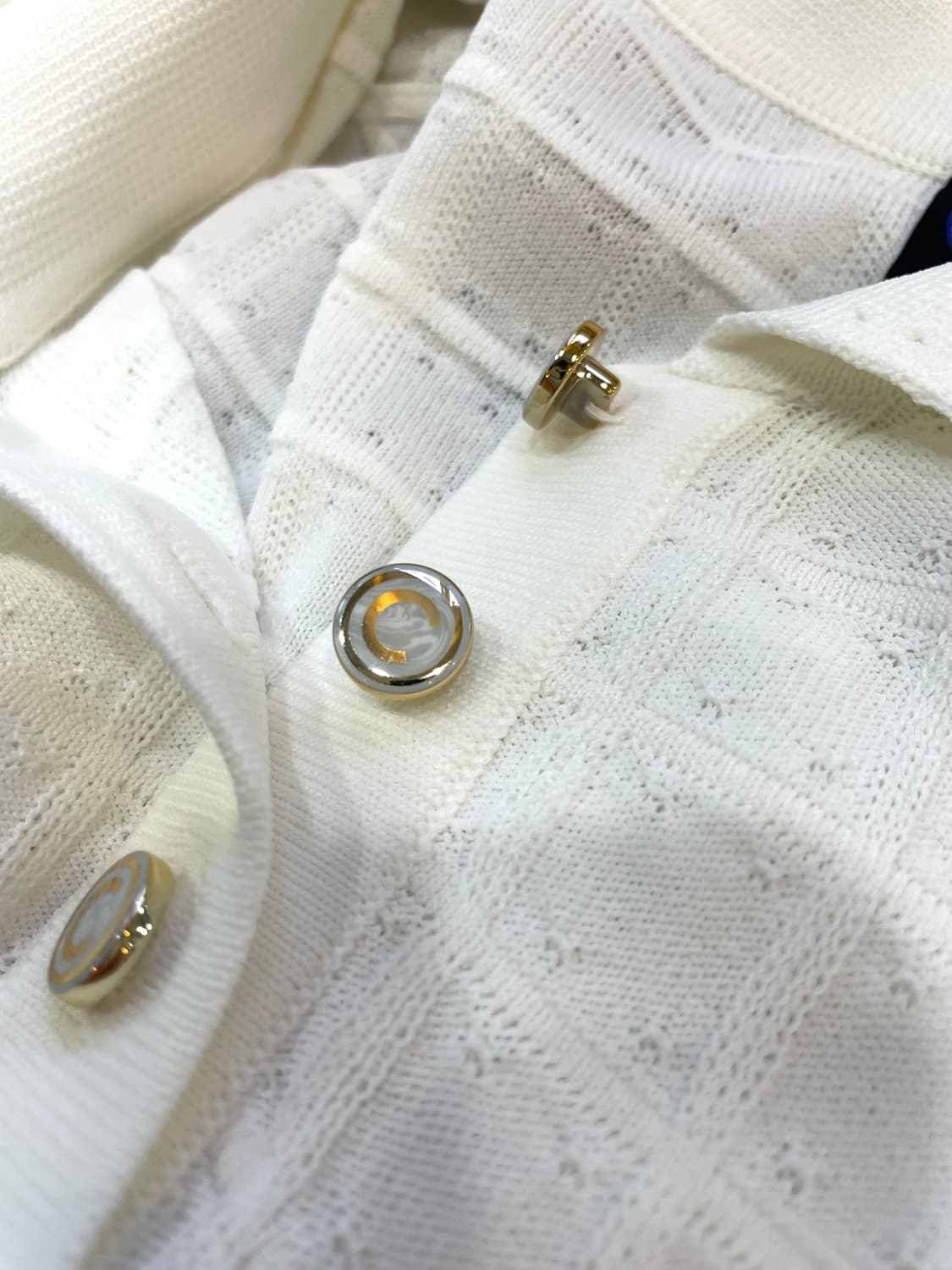 Colmar 골프 컬렉션 화이트 골프복 니트 66 상품이미지4