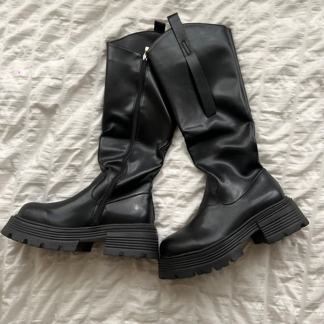 슬림 롱 플랫폼 부츠 상품이미지4