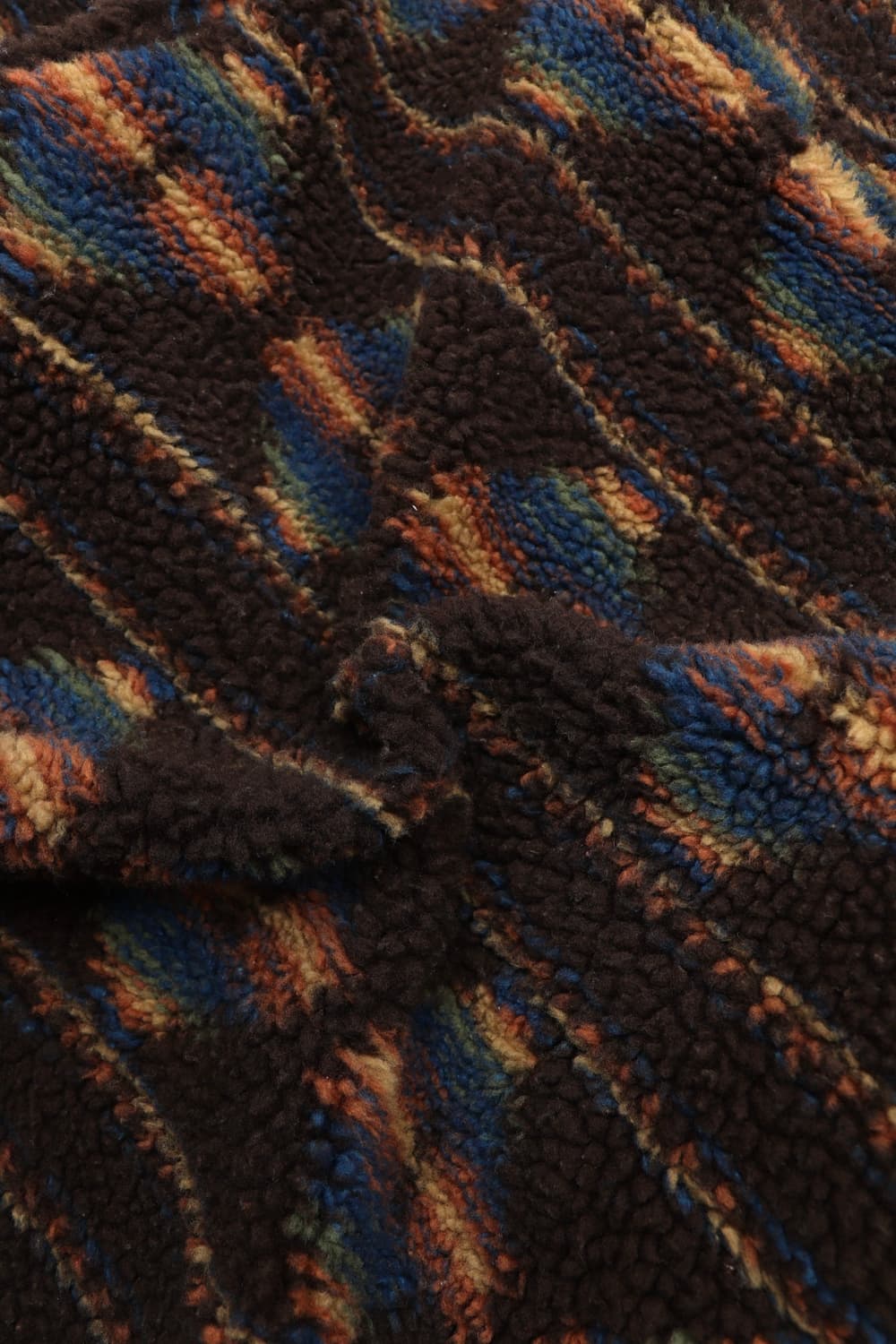 Beams heart 노르딕 패턴 보아 후리스 브라운(여성) 상품이미지6