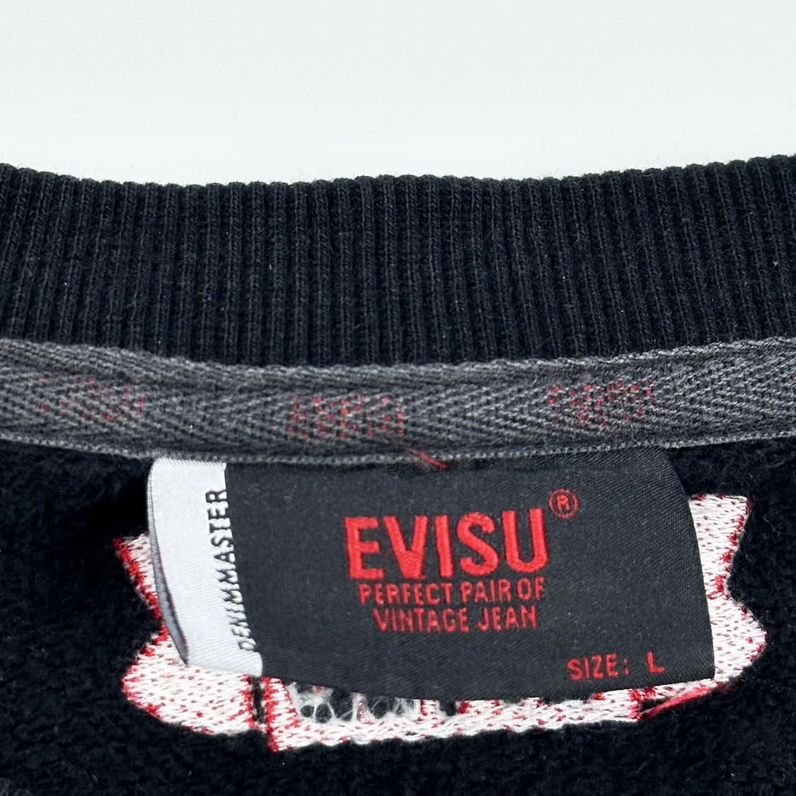 에비수 52번 프린팅 블랙 맨투맨 (L) 상품이미지5