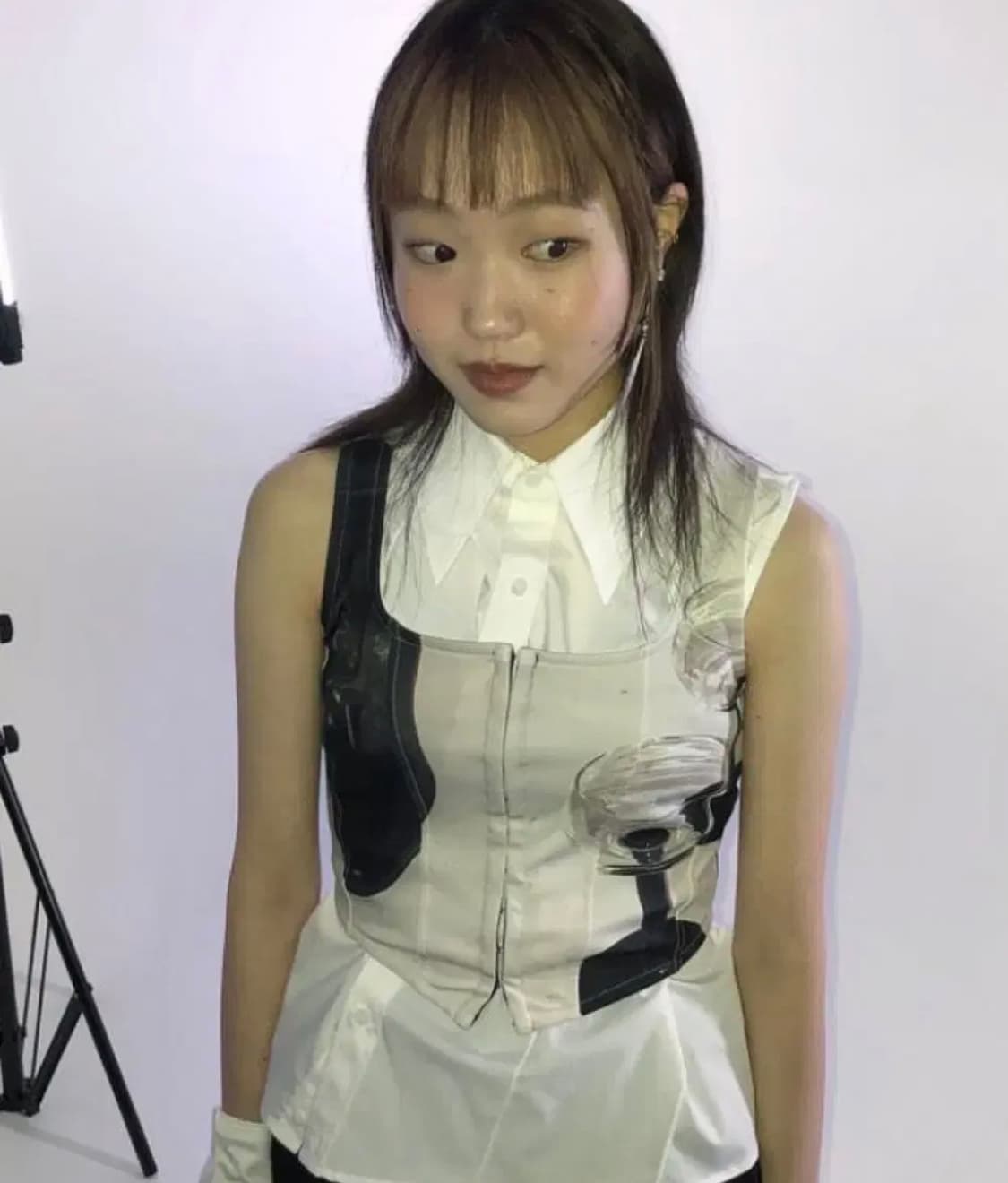 dydoshop 디와이도샵 실루엣 코르셋 나시 상품이미지1