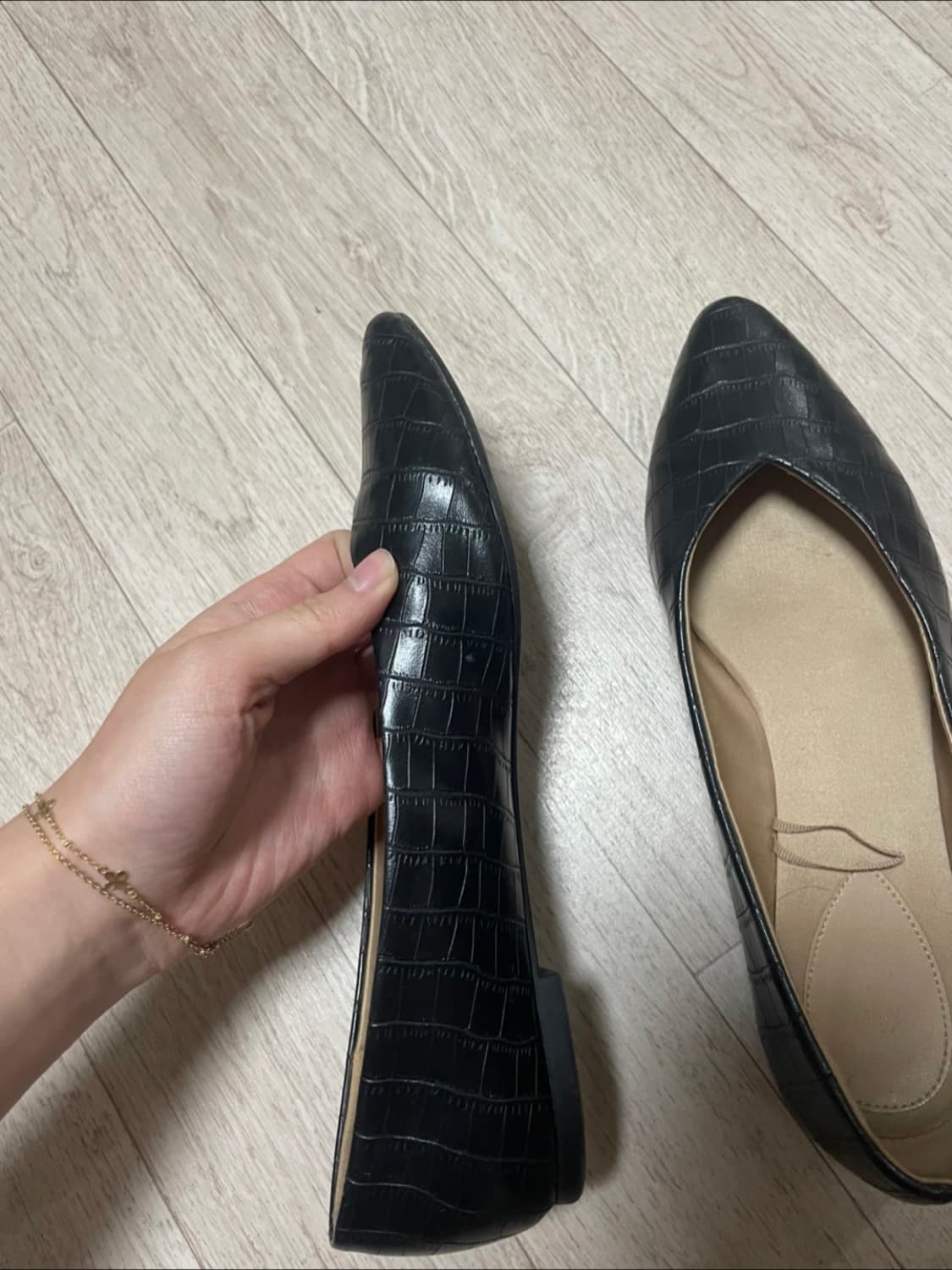 h&m 플랫슈즈 구두 38 (240-245) 상품이미지5