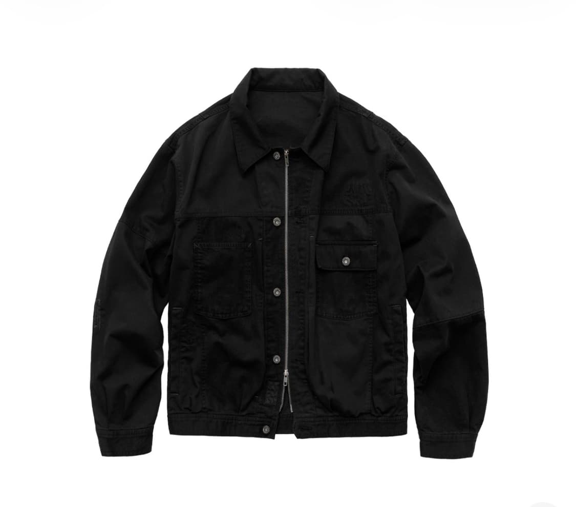 4)폴리테루 데미지드 사시코 트러커 상품이미지1