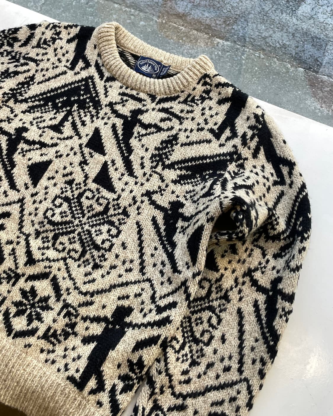 90’s USA Boathouse “SKI” wool sweater  상품이미지1
