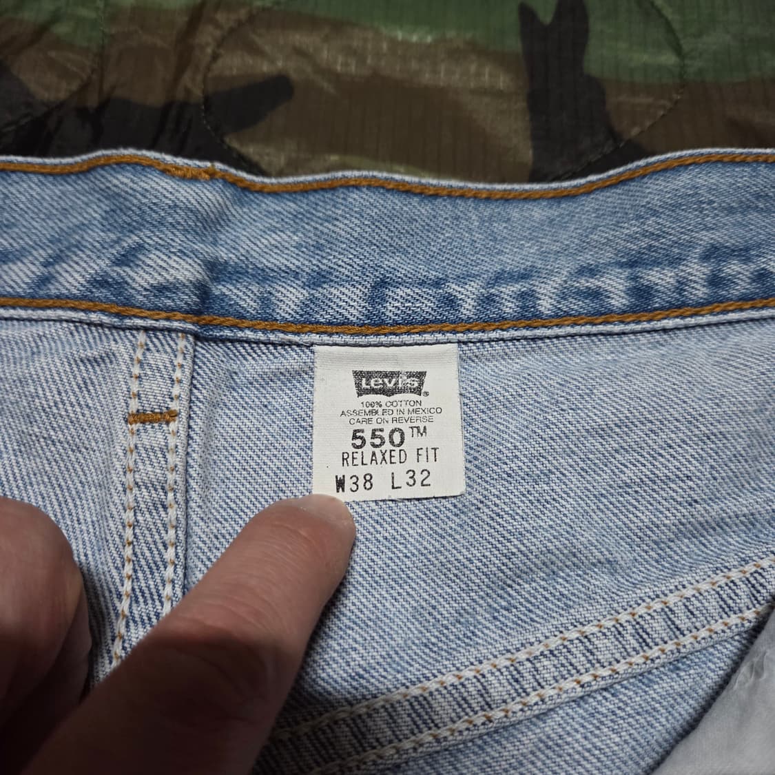 90s Vintage Levi`s 550 Red Tab 상품이미지4