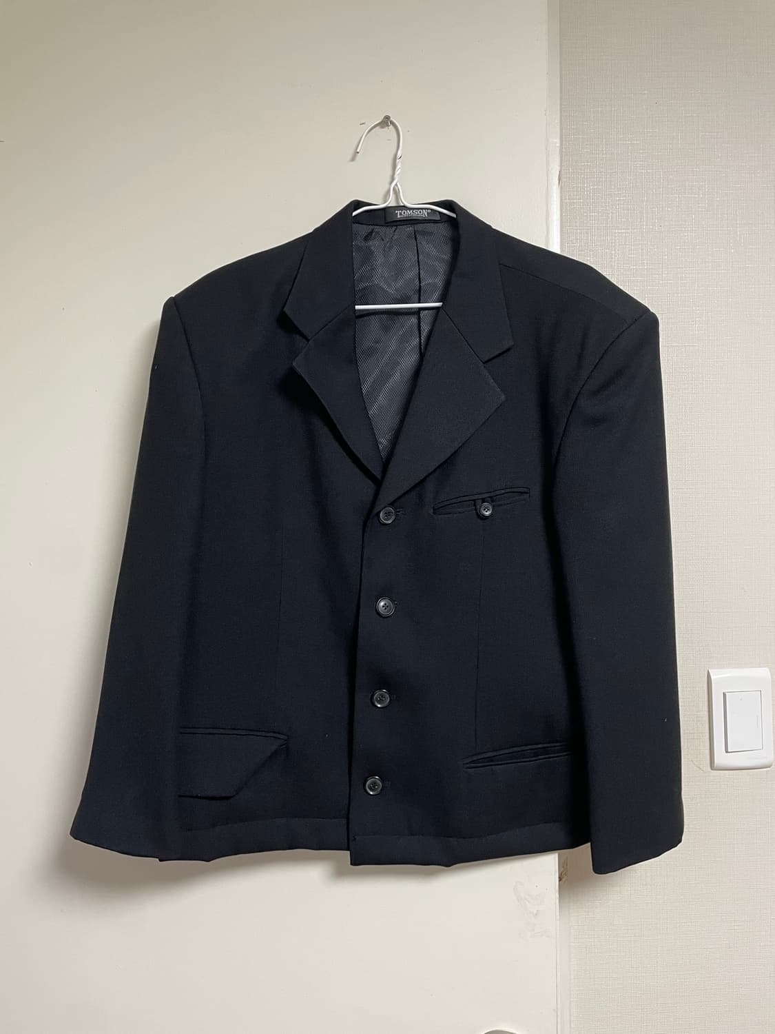 빈티지 검정 블레이저 자켓 상품이미지2