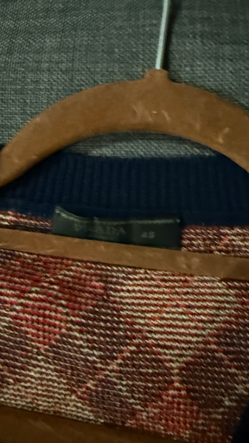 프라다 아가일 코튼 스웨터 2024 상품이미지2