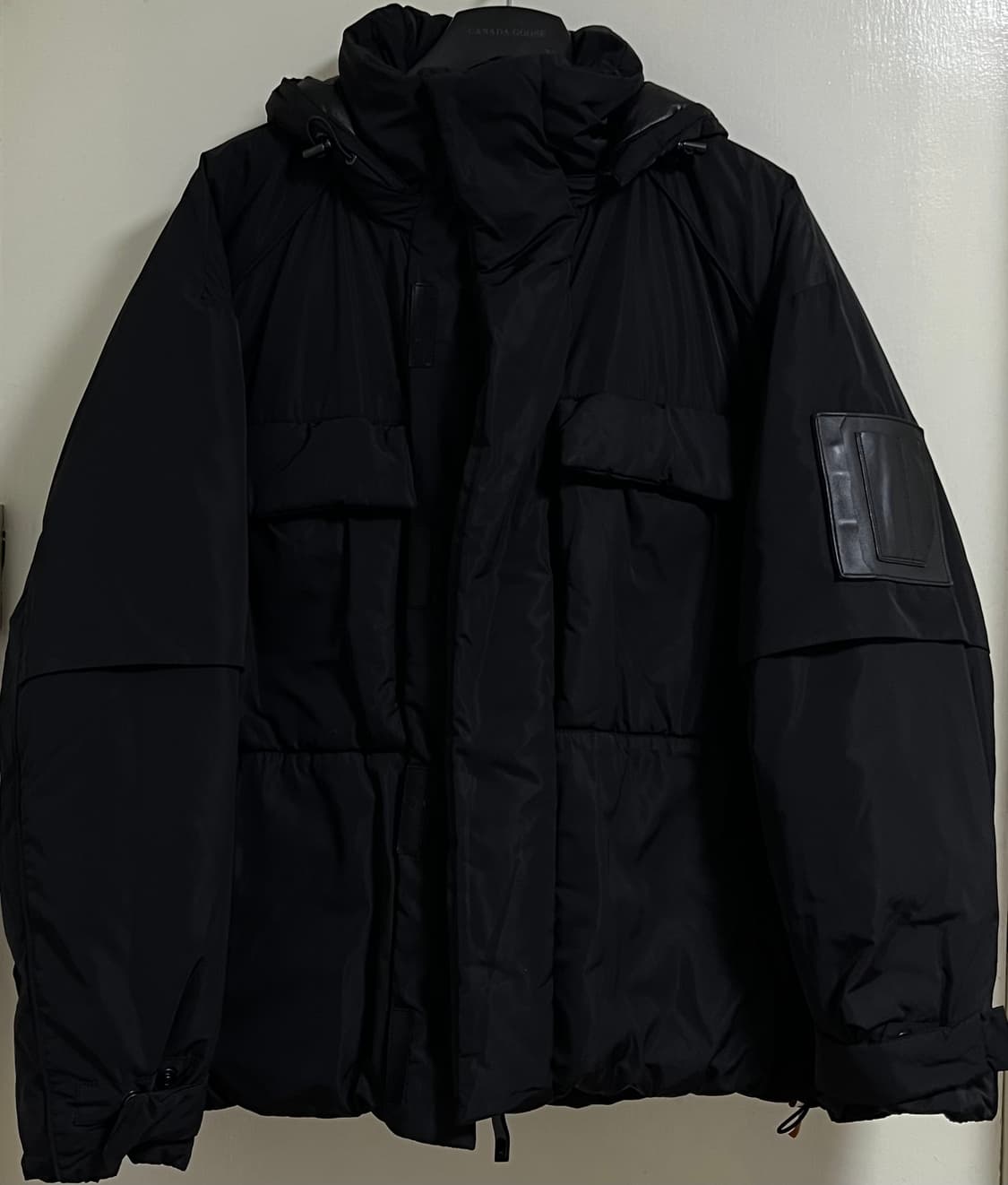 준지 남성 구스다운 패딩 블랙 48 상품이미지1