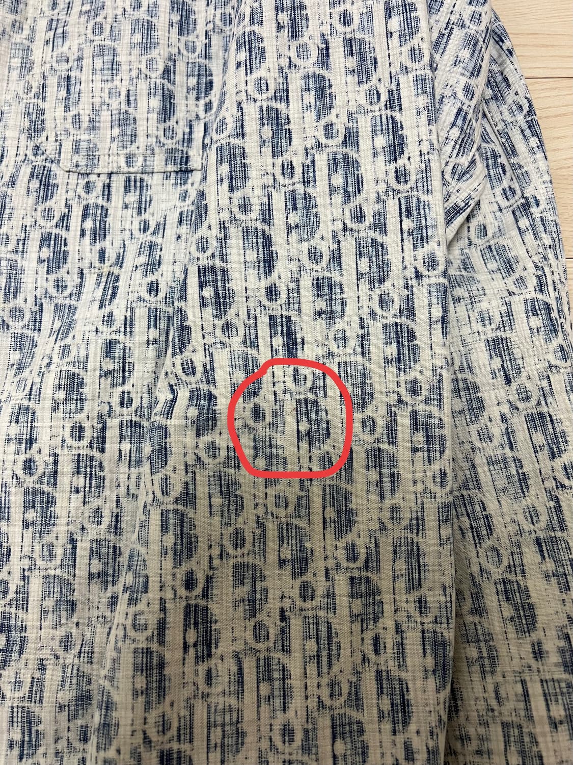 (42) 디올 오블리크 데님 셔츠 상품이미지9