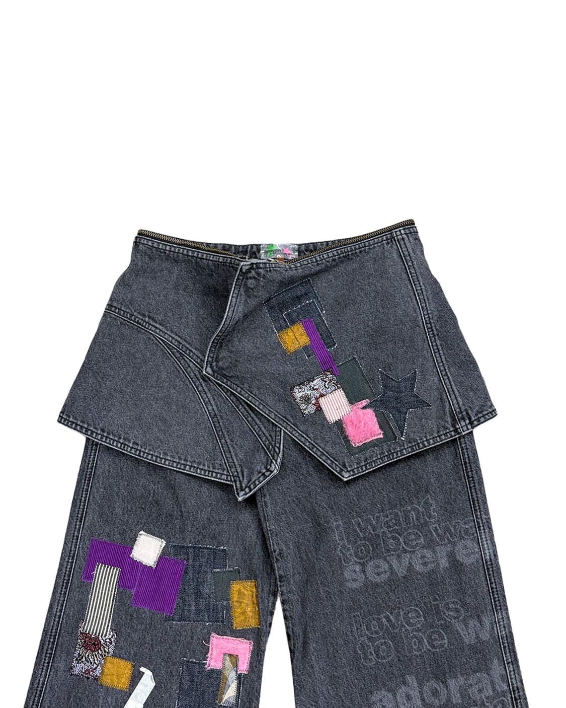 헤븐 키코 코스타디노브 디테쳐블 데님 팬츠 상품이미지3