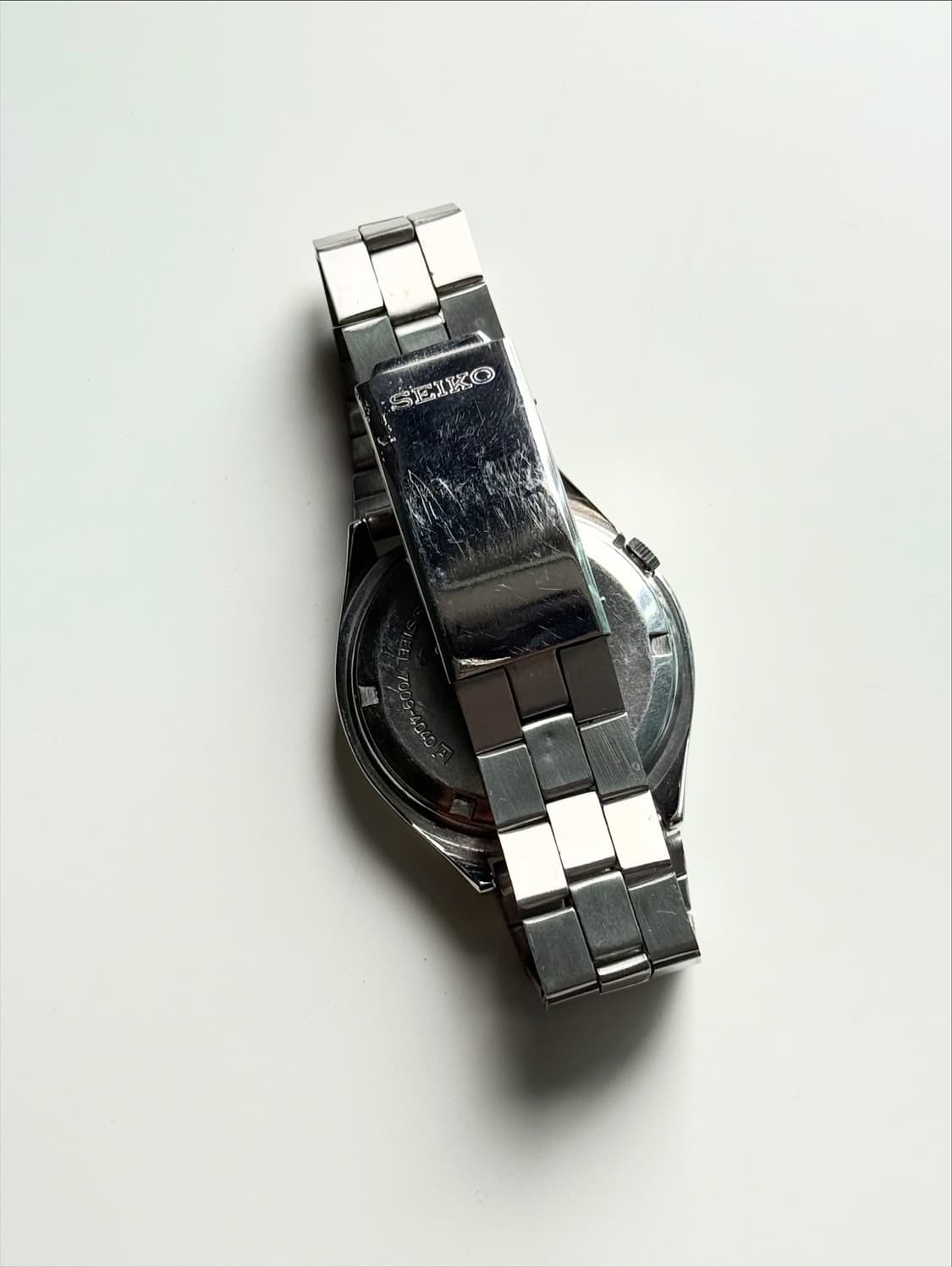 90s Seiko5 Autmatic Vintage Metal Watch 상품이미지5