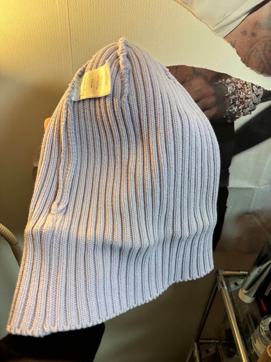 슈프림 24SS 오버다이드 비니 라벤더 상품이미지4