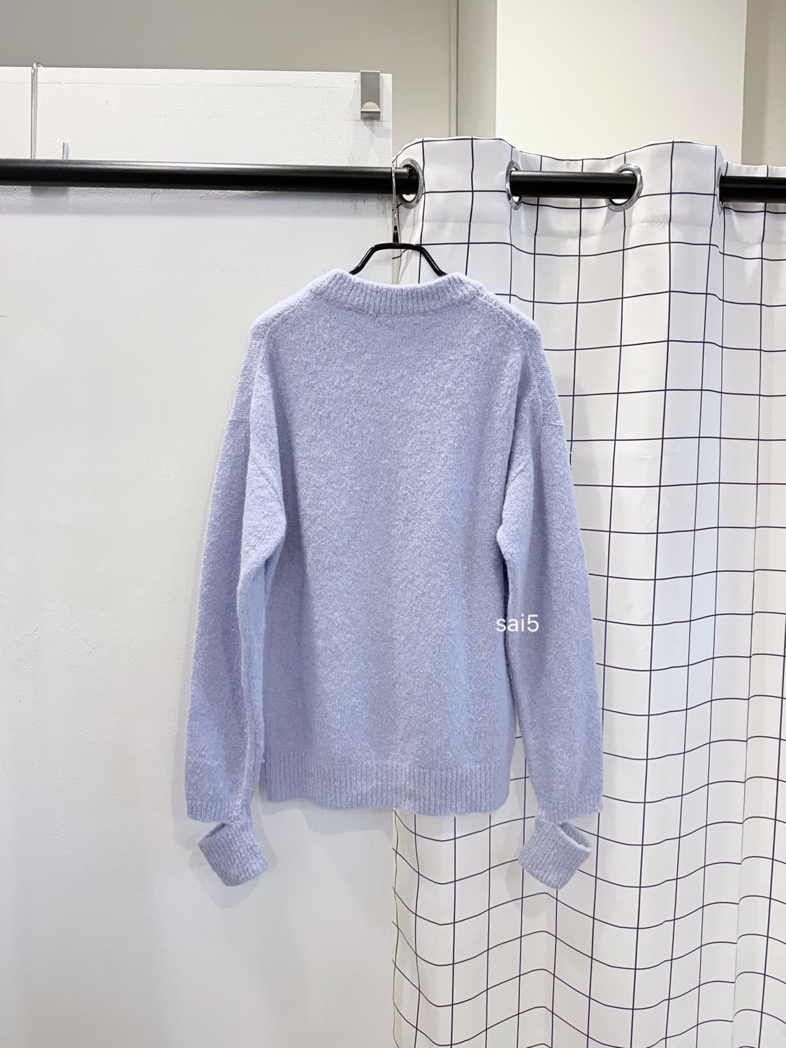 tibi 슬릿 부클 알파카니트  상품이미지4