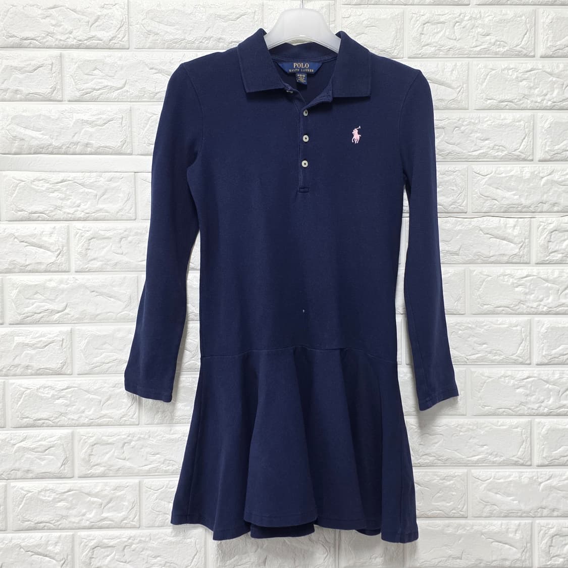 택포_ 폴로 랄프로렌 여아 네이비 원피스 10살 상품이미지1