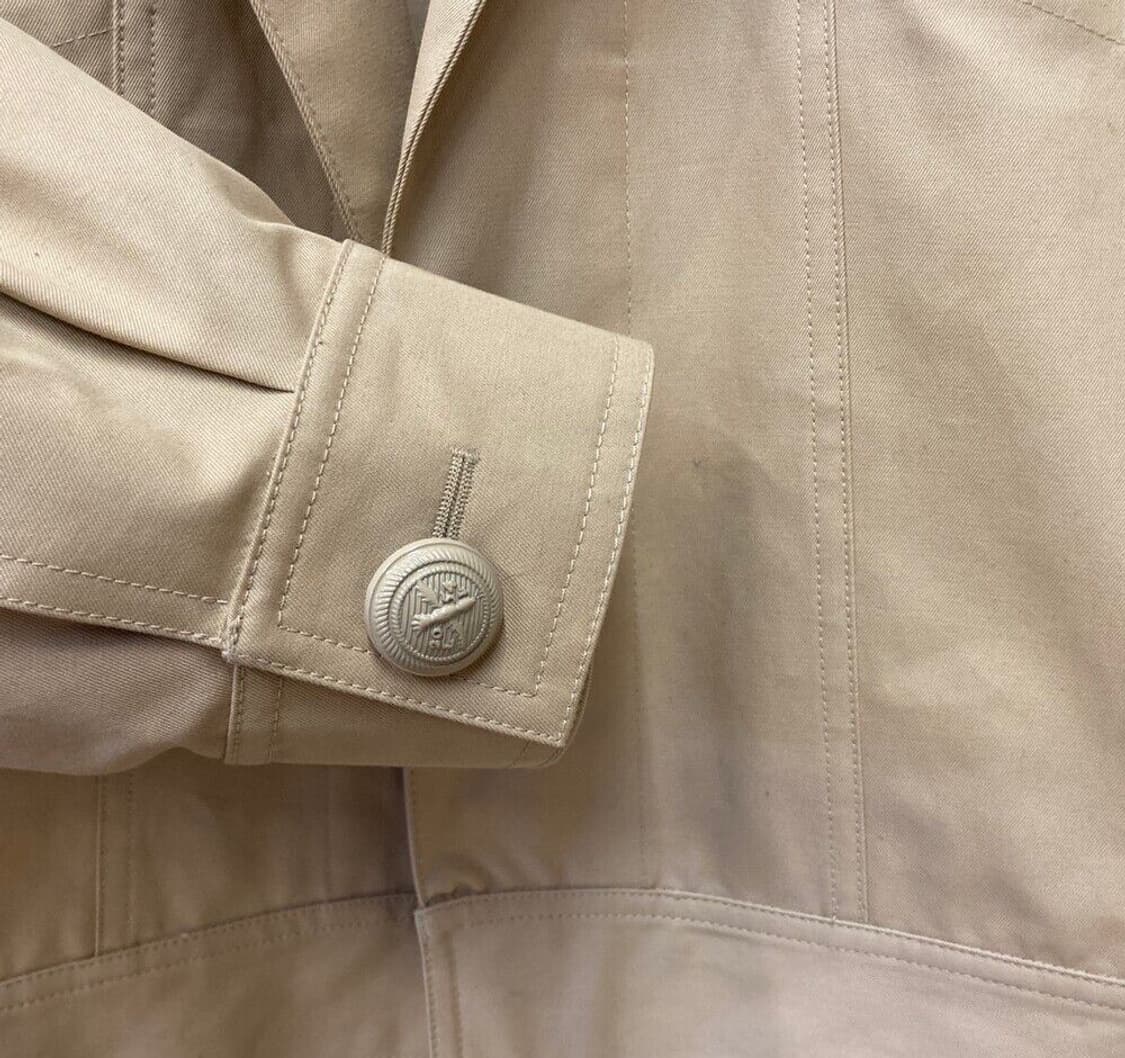 루이비통 더블레이어 트렌치코트 베이지 사이즈 46 상품이미지6