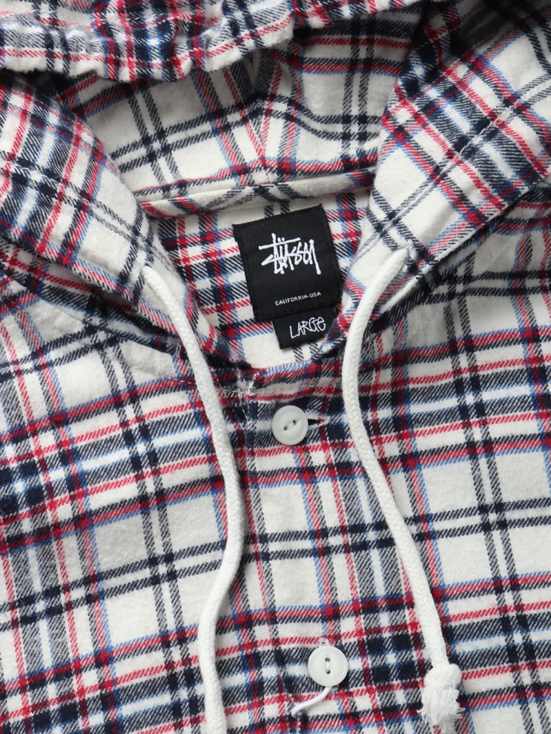스투시 STUSSY Hooded Plaid Flannel Shirt 상품이미지5