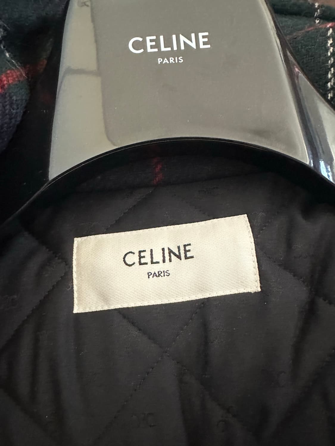 Celine 셀린느 23FW 런웨이 컬랙션 체크 점퍼 상품이미지6