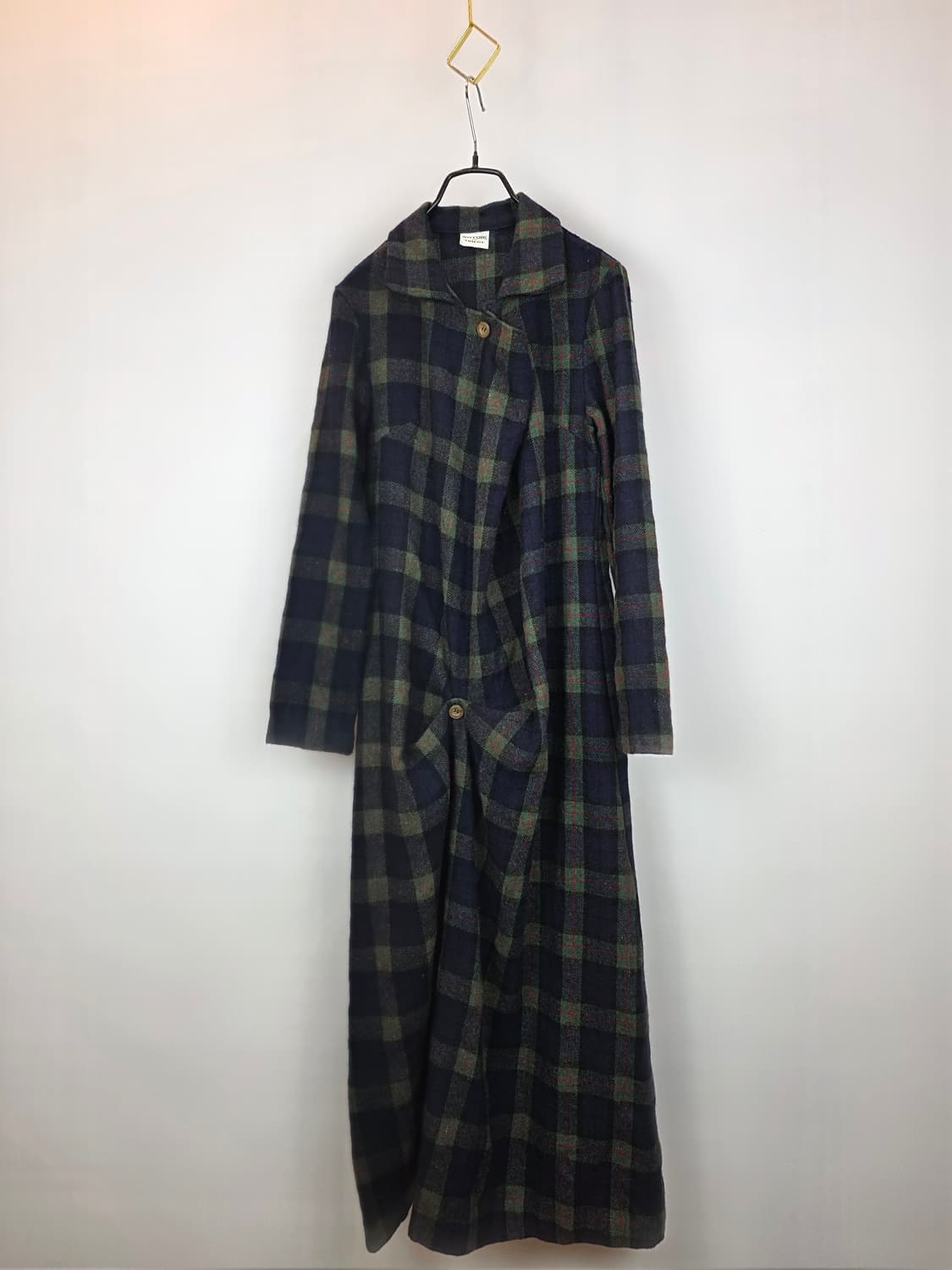 MITTSHU ENTRICOT  브랜드의 롱체크원피스 상품이미지1