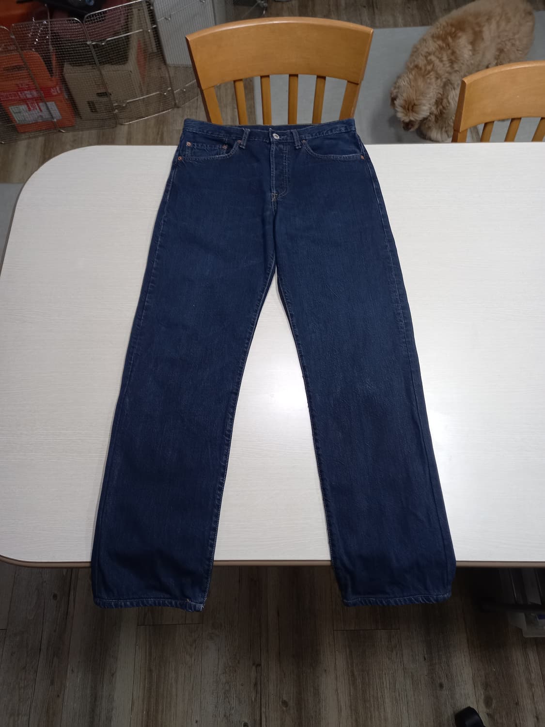 31 07's 리바이스501 일자진 진청 31-478 상품이미지1