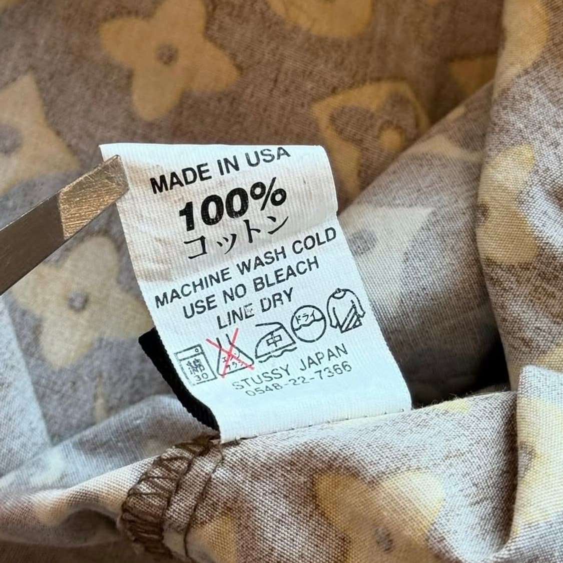 90‘s 스투시 모노그램 셔츠 상품이미지10