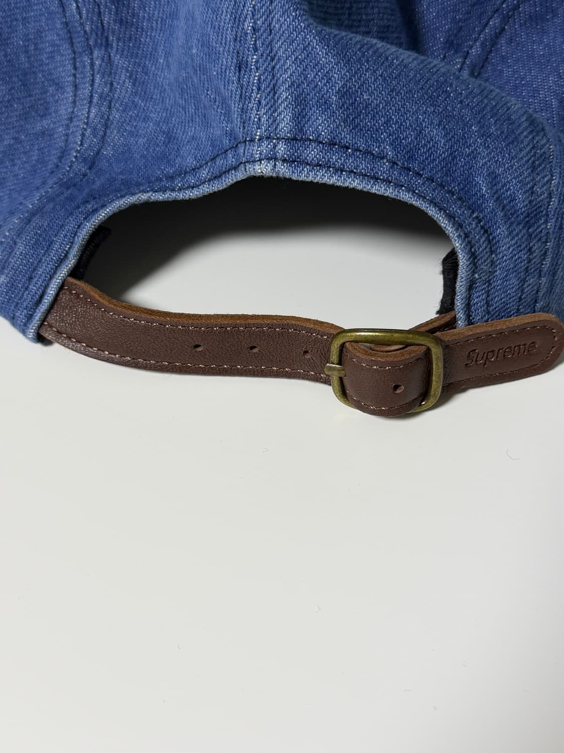 슈프림 24FW 워시드 데님 캠프캡  상품이미지3