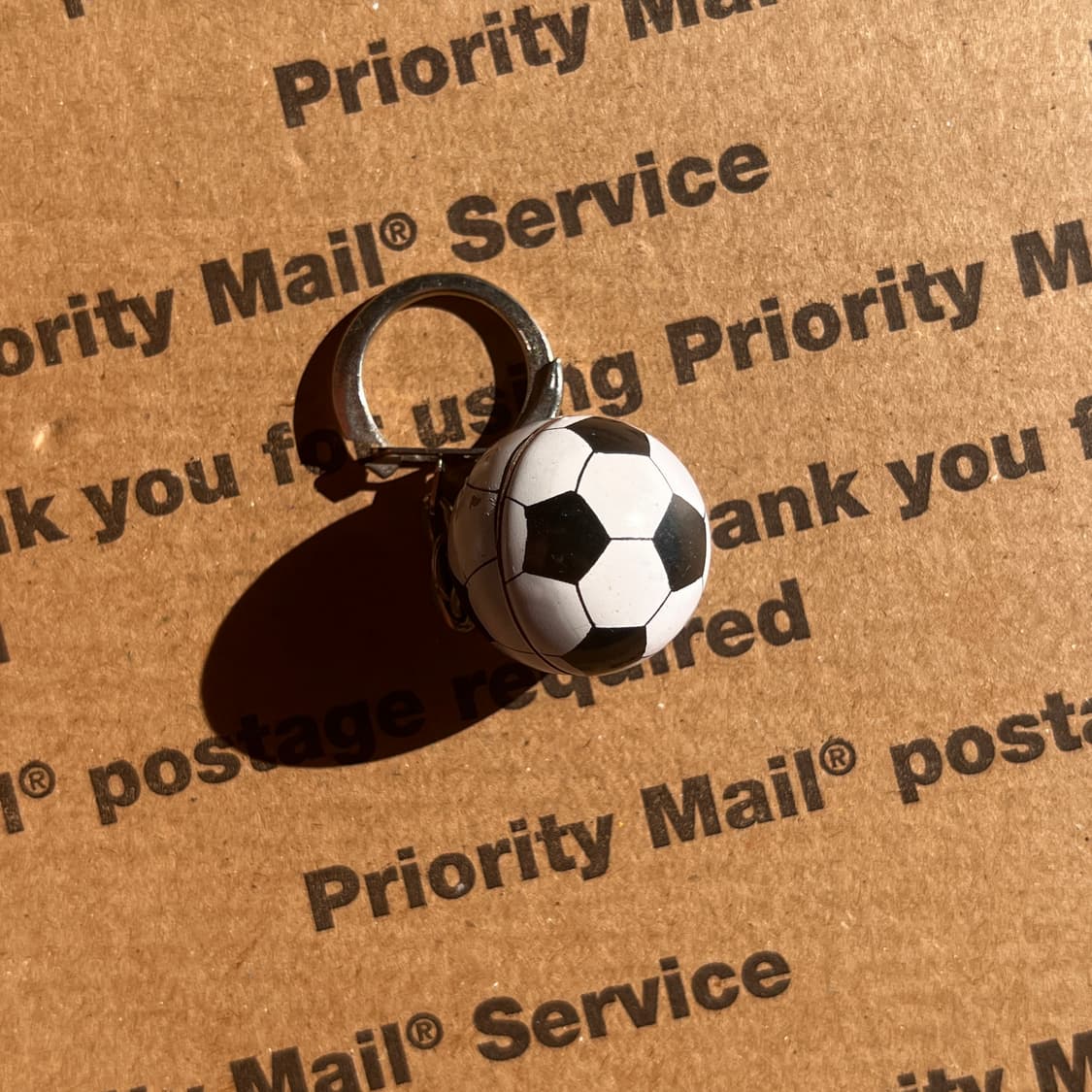90s vtg Soccer Ball Keyring 상품이미지2