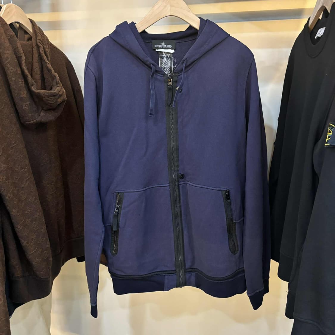 스톤아일랜드 후드집업 (정품,qr인증 완료,m) 상품이미지3