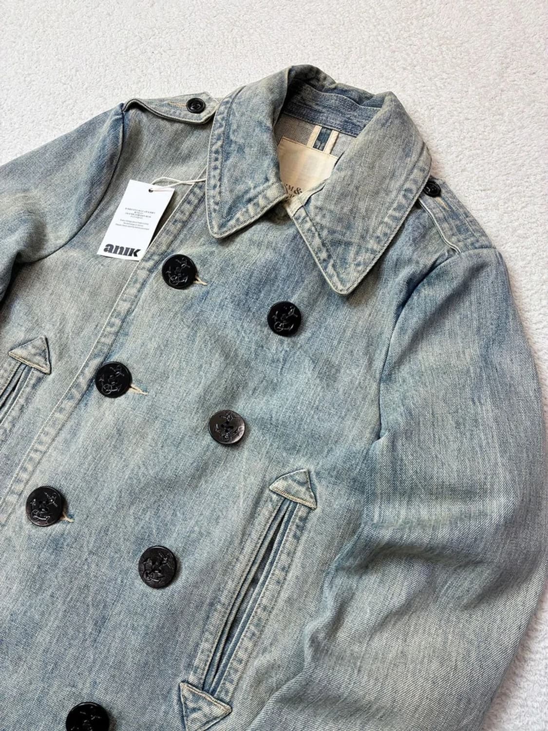 데님앤서플라이 랄프로렌 더블 브레스트 데님 자켓 PN6011 상품이미지2