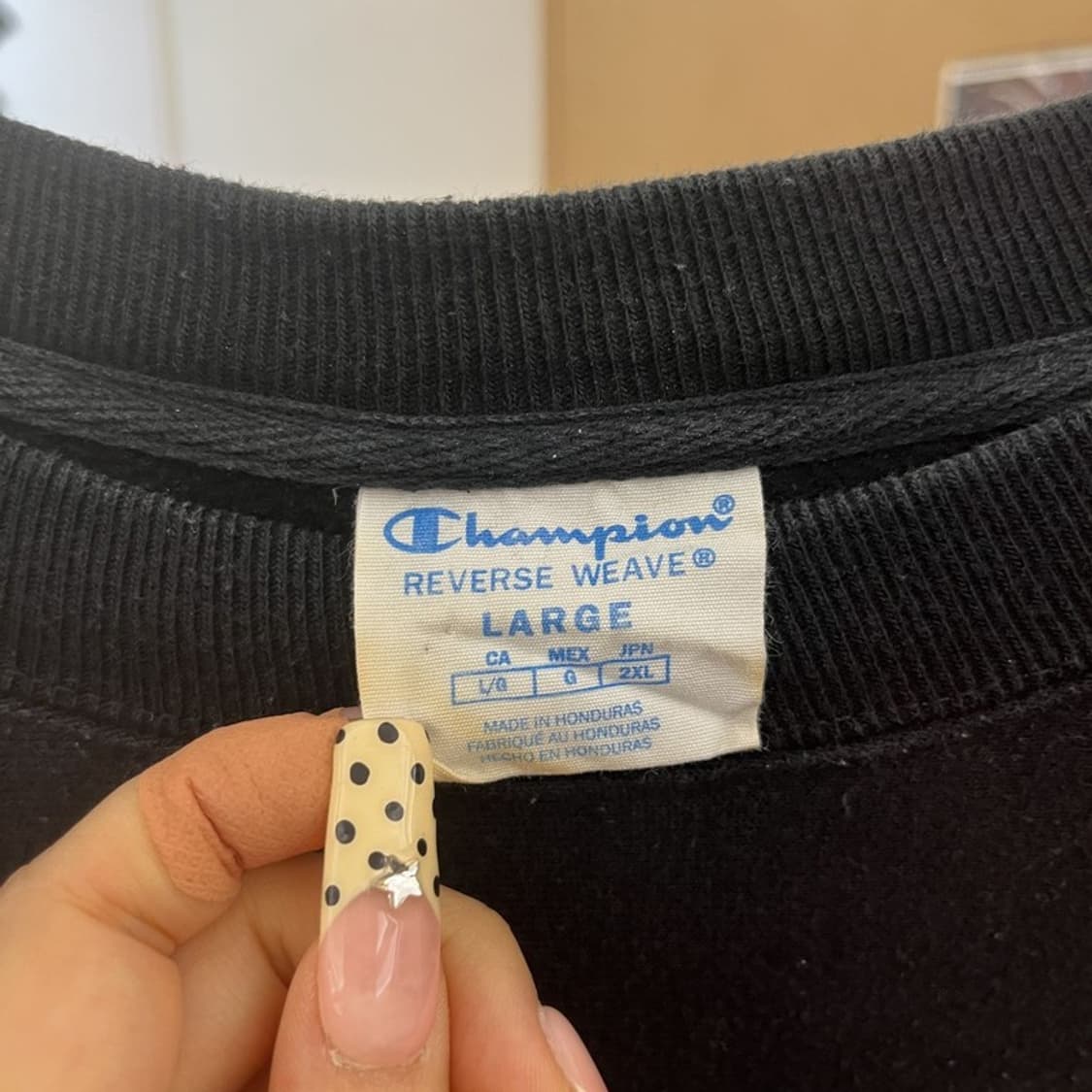 챔피온 리버스위브 자수패치 모던 약기모 맨투맨 L C09912 상품이미지5
